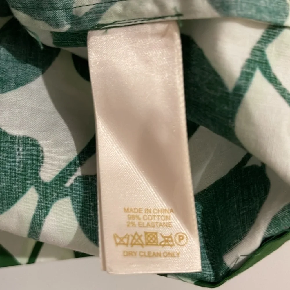 Kate Spade New York Garden Leaves Stretch Cotton Crop Top 💕